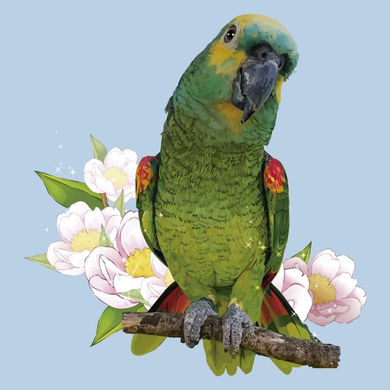 The blue-fronted amazon