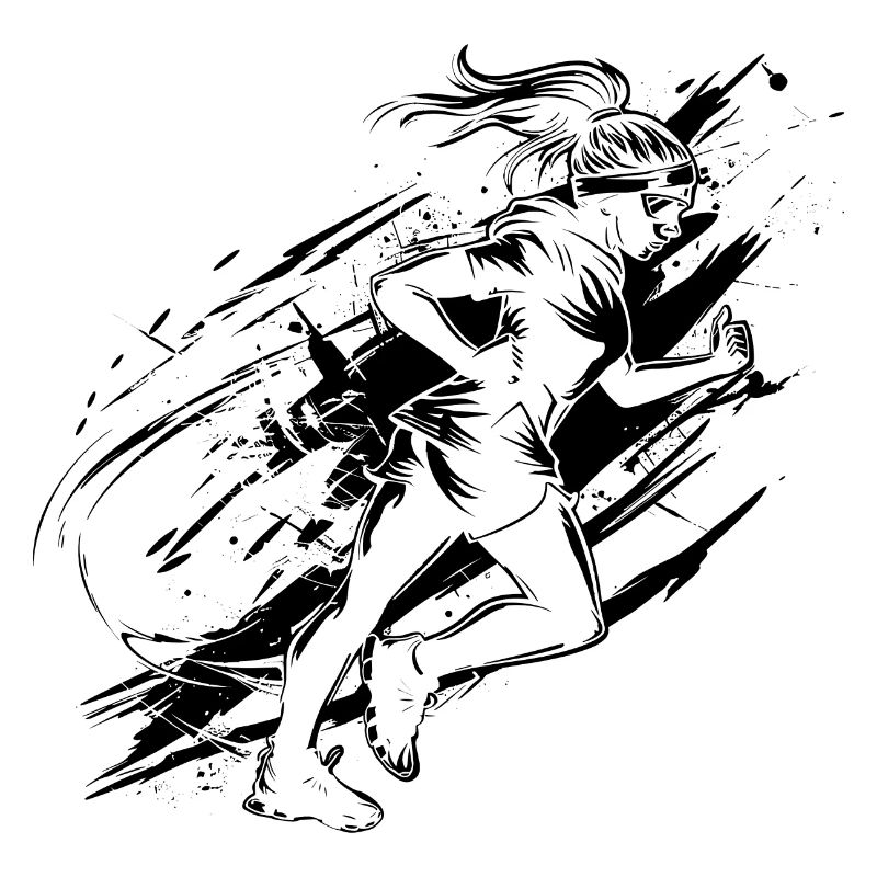 Runner Drawing