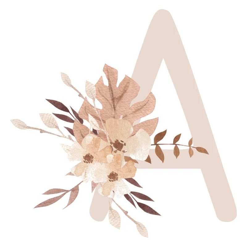 BOHO Type Letter A