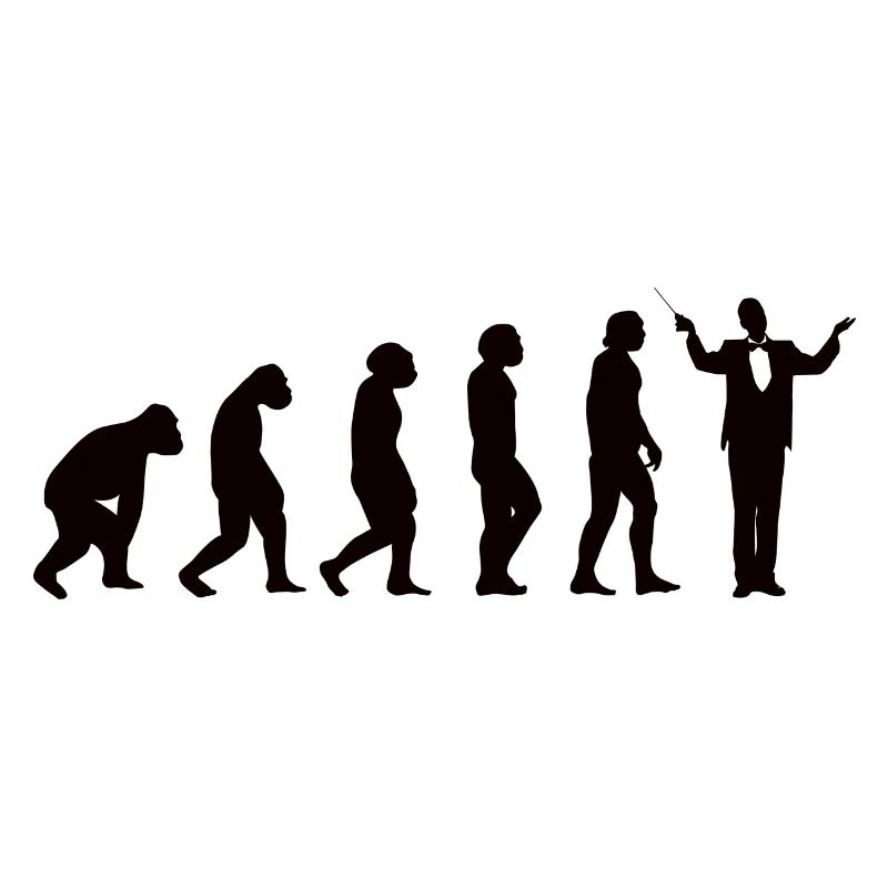 Dirigenten Evolution Musik Musiker Band Dirigent