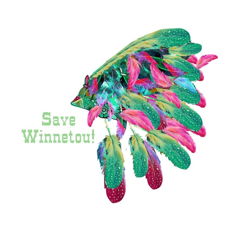 save winnetou,winnetou,indianer,Federn,Häuptling