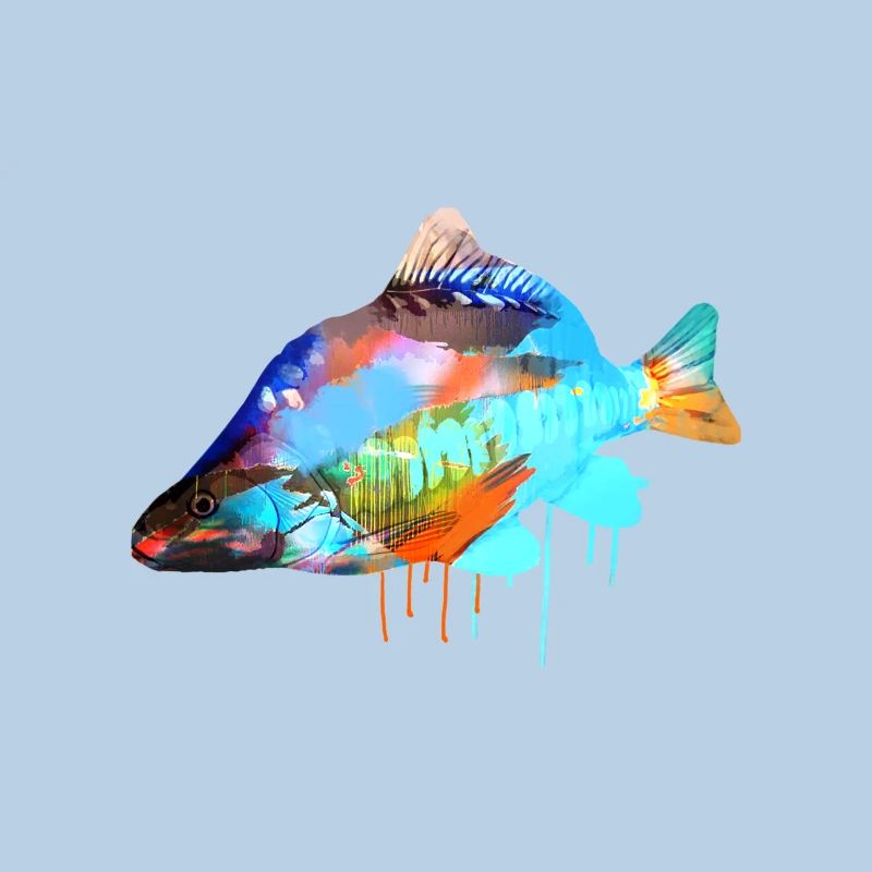carp,colorful,graffiti,painting,fish