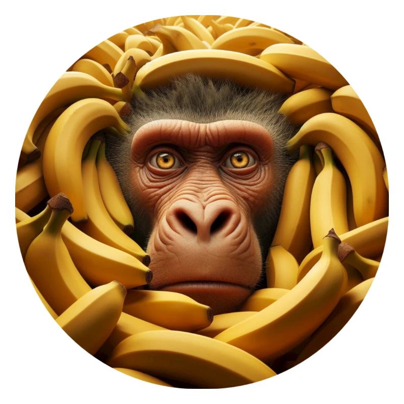 Monkey with bananas
