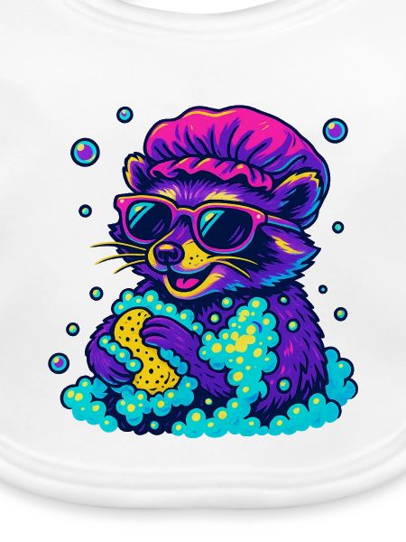 Neon Waschbär