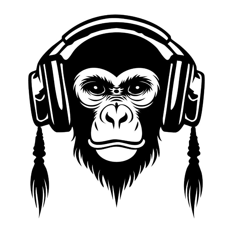 Motionless Monkey Head Calm Beat Edition Shirt