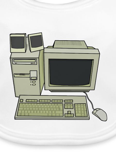 Retro Computer Desk Einrichtung