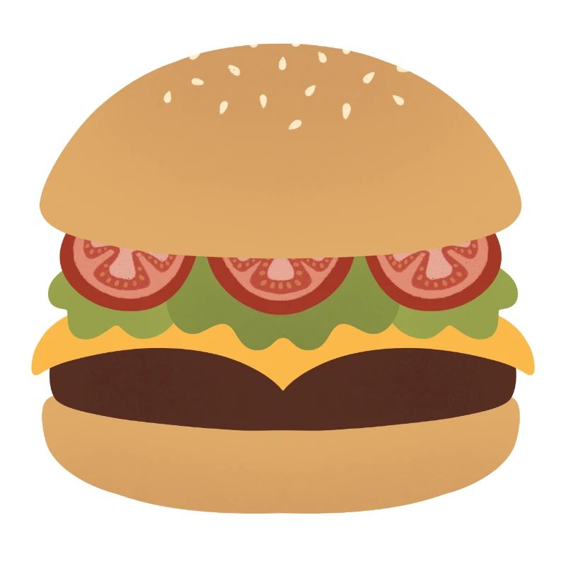Art classique de Burger Flat