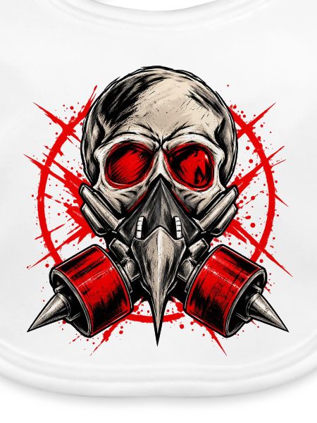 Red Skull Gasmasken-Illustration