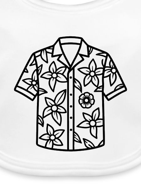 Schlichtes Aloha-Hemd