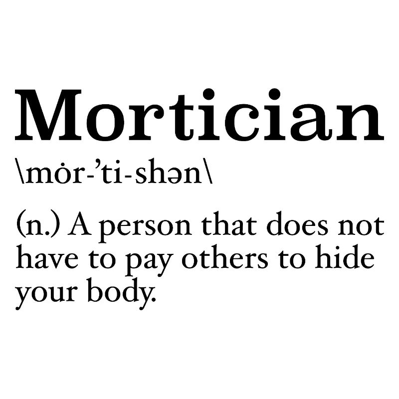 Bestatter Definition Studentin der Leichenkunde