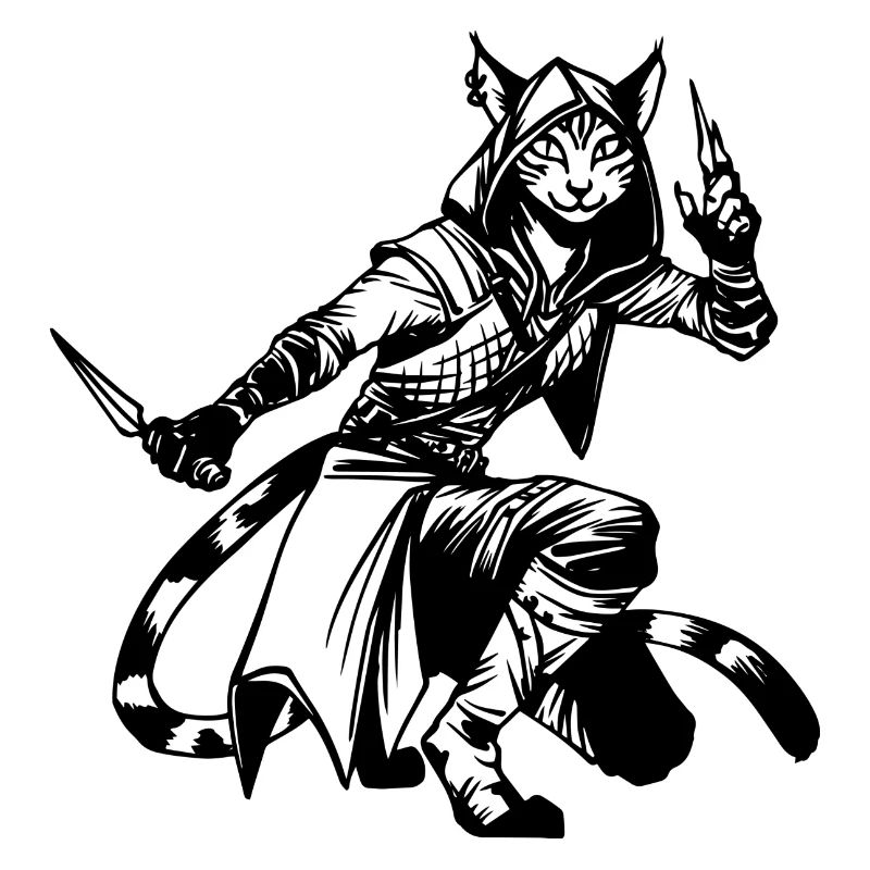 Tabaxi Rogue RPG Game