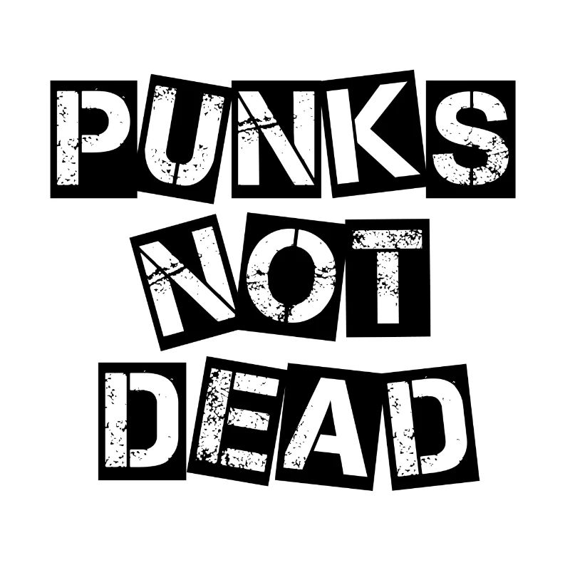 Punks not dead punk rock punk anarchy gift