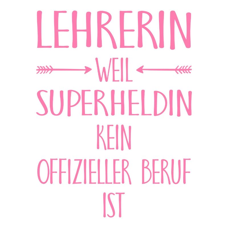 Lehrerin weil superheldin Lehrers Geschenk Schule