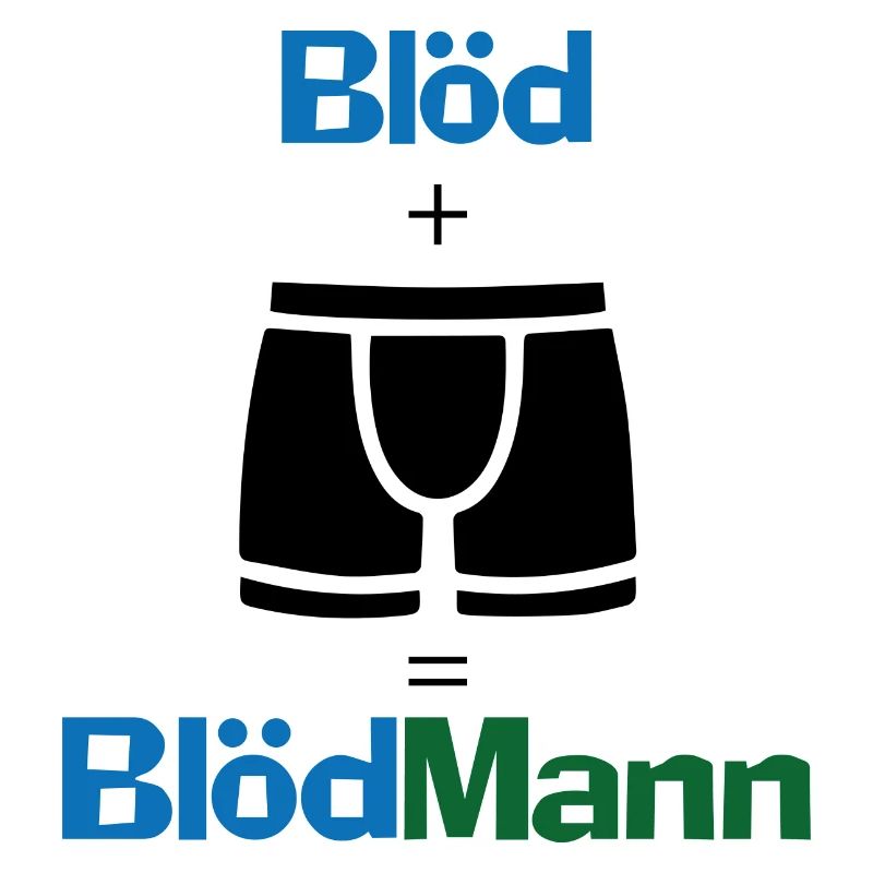 Blödmann Mann Idiot Geschenk provokant Spruch Idee