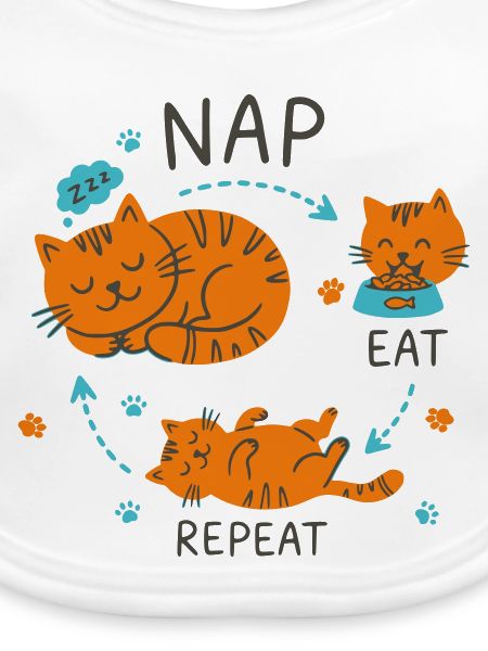 Nap Eat Repeat Katzendesign