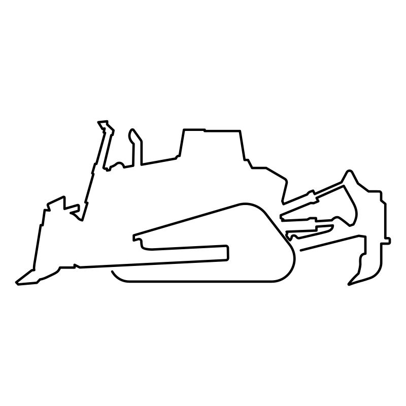 Bulldozer Crawler Mining Bulldozer