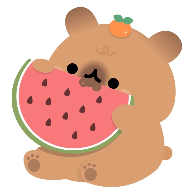 Capybara Pastèque