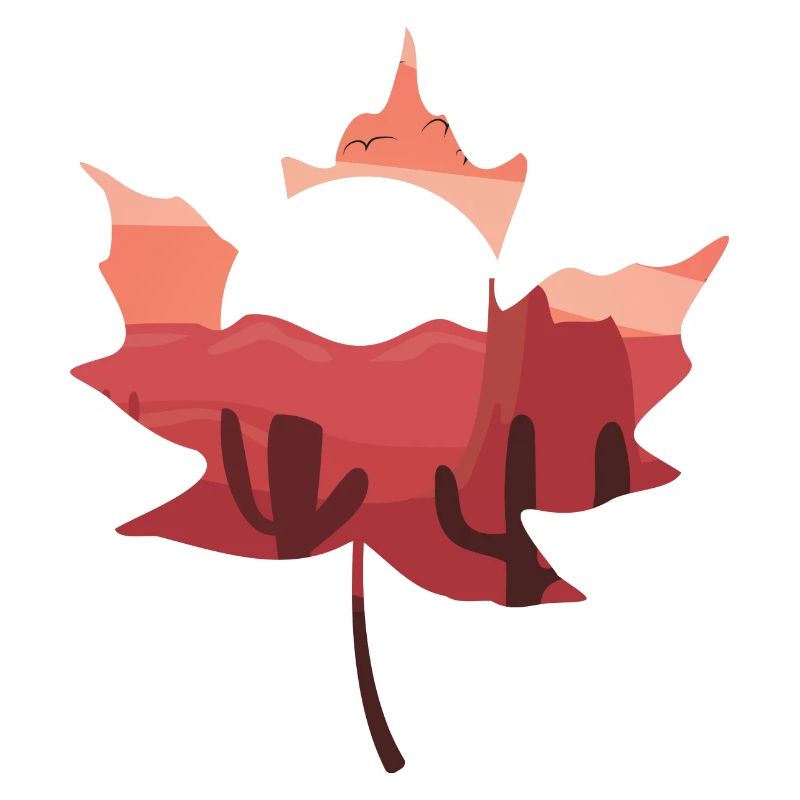 Leaf landscape