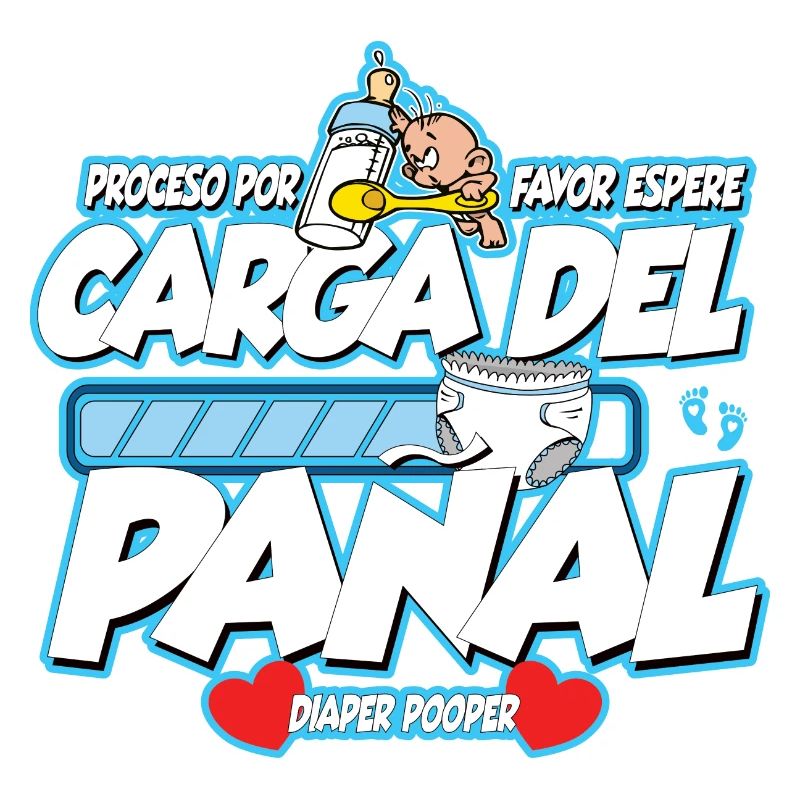 Windelpooper Windel wird beladen Junge Geschenk