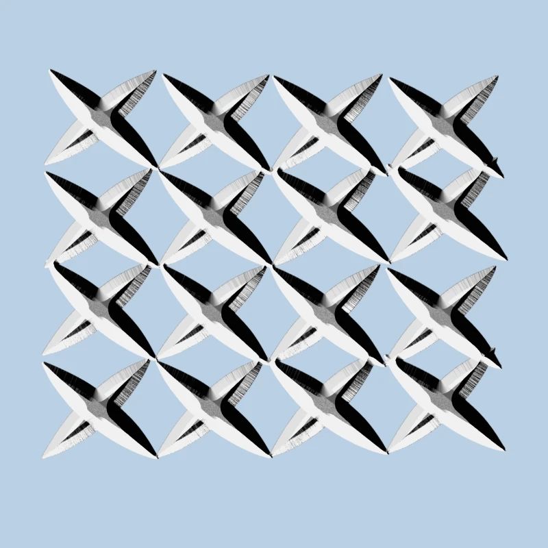 grey net cross pattern