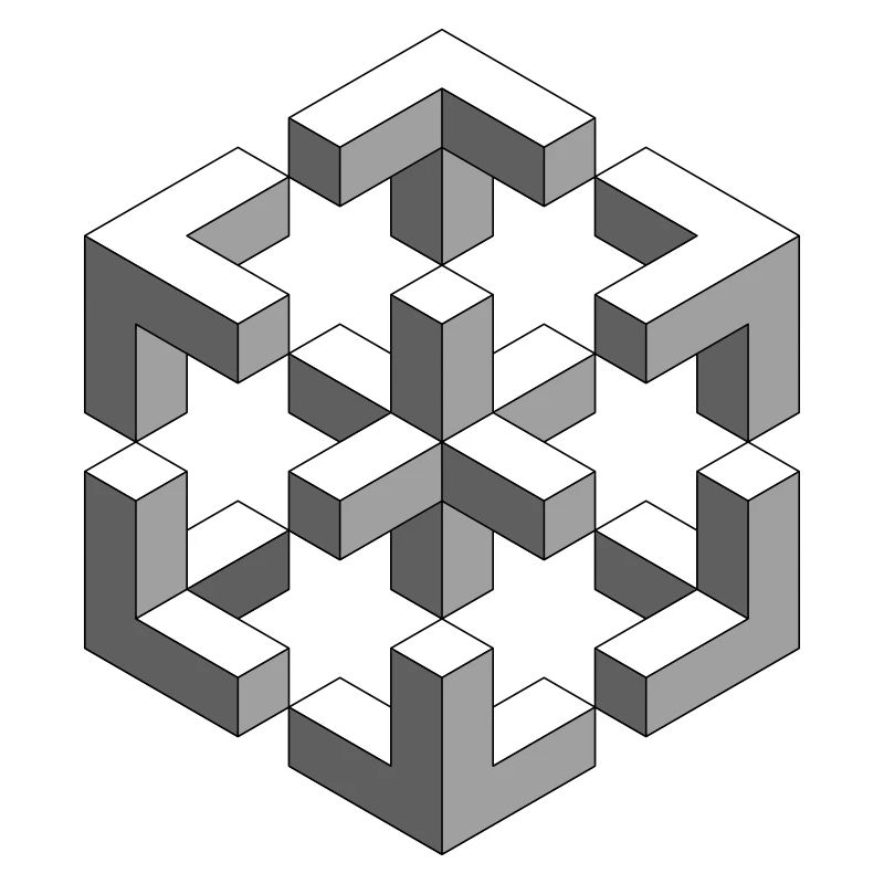Impossible figure