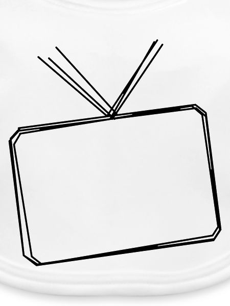 Fernseher handgezeichnet