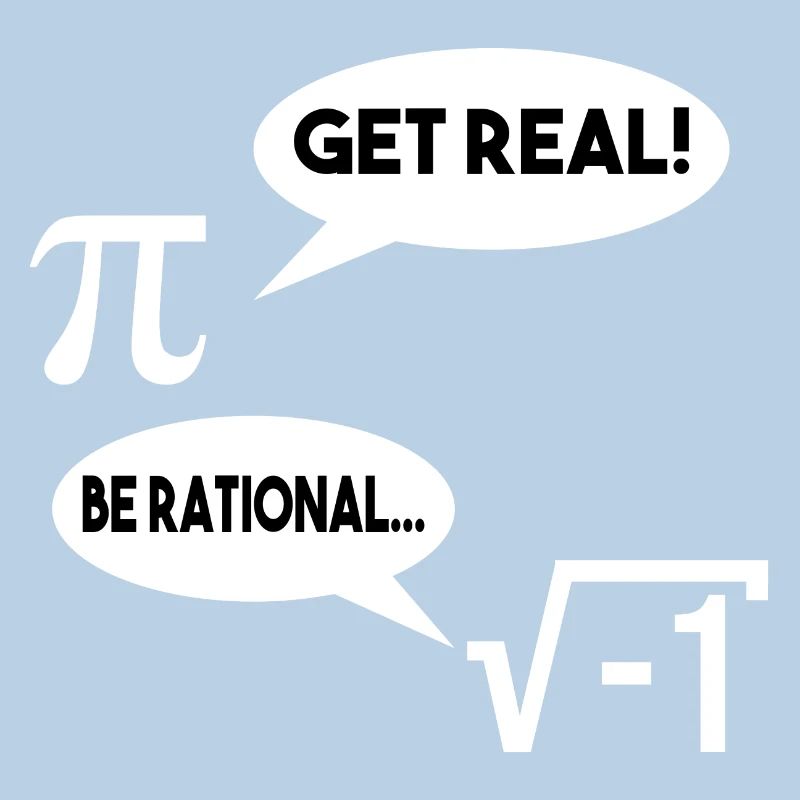 Get Real Be Rational Math Math Gift
