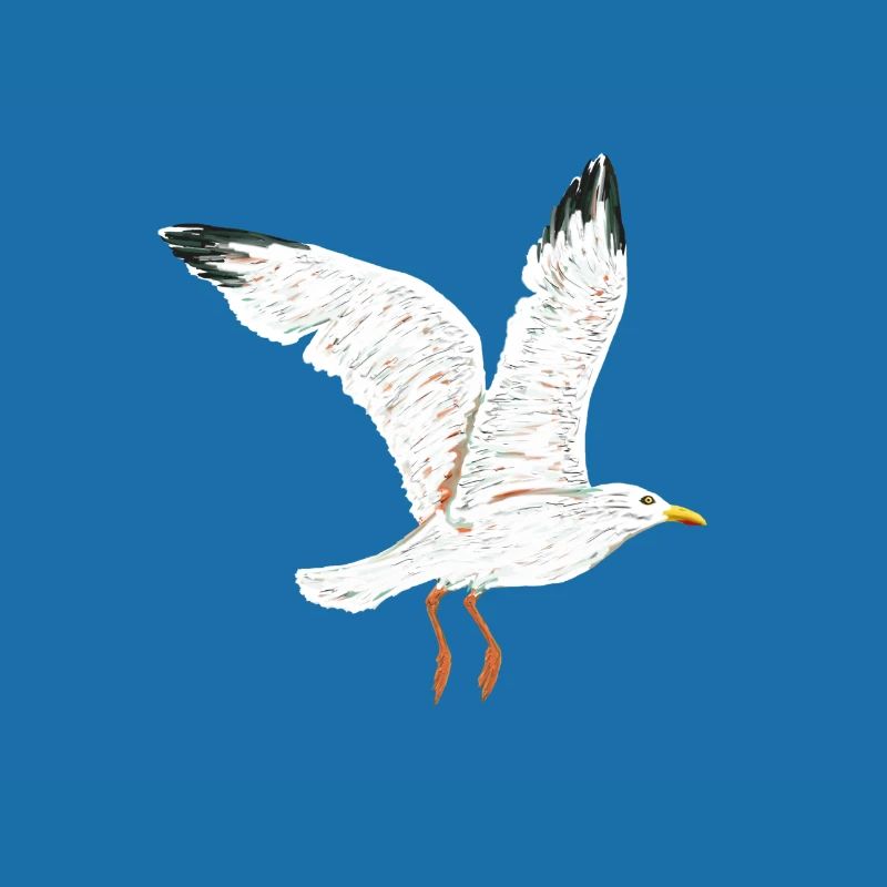 fliegende moewe vogel