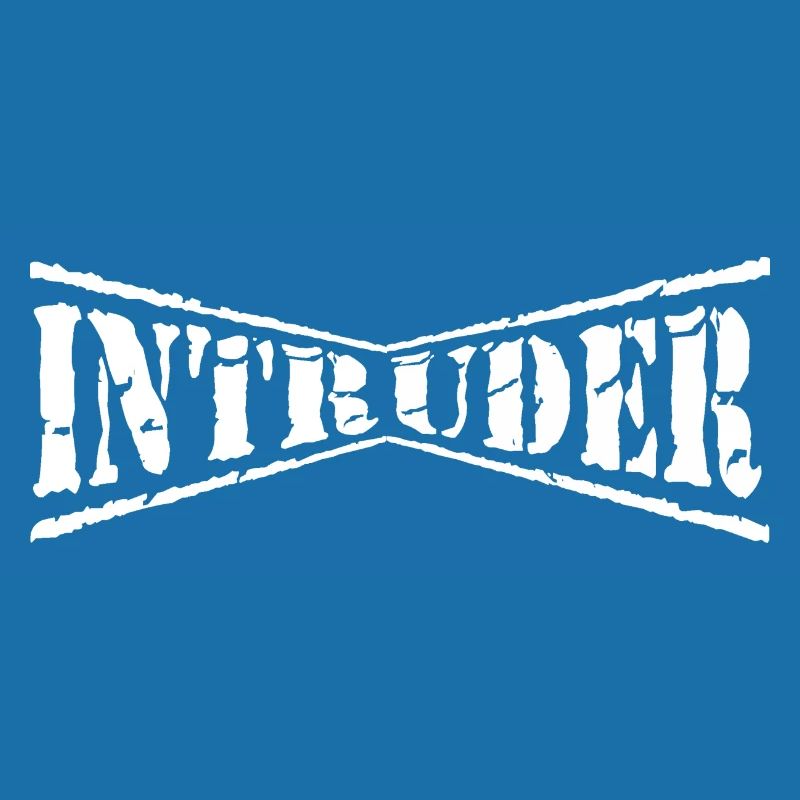 intruder hacker eindringling clan sticker computer