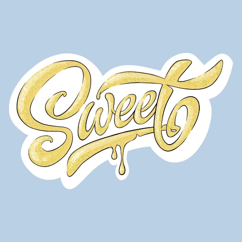 Conception de typographie Sweet Script