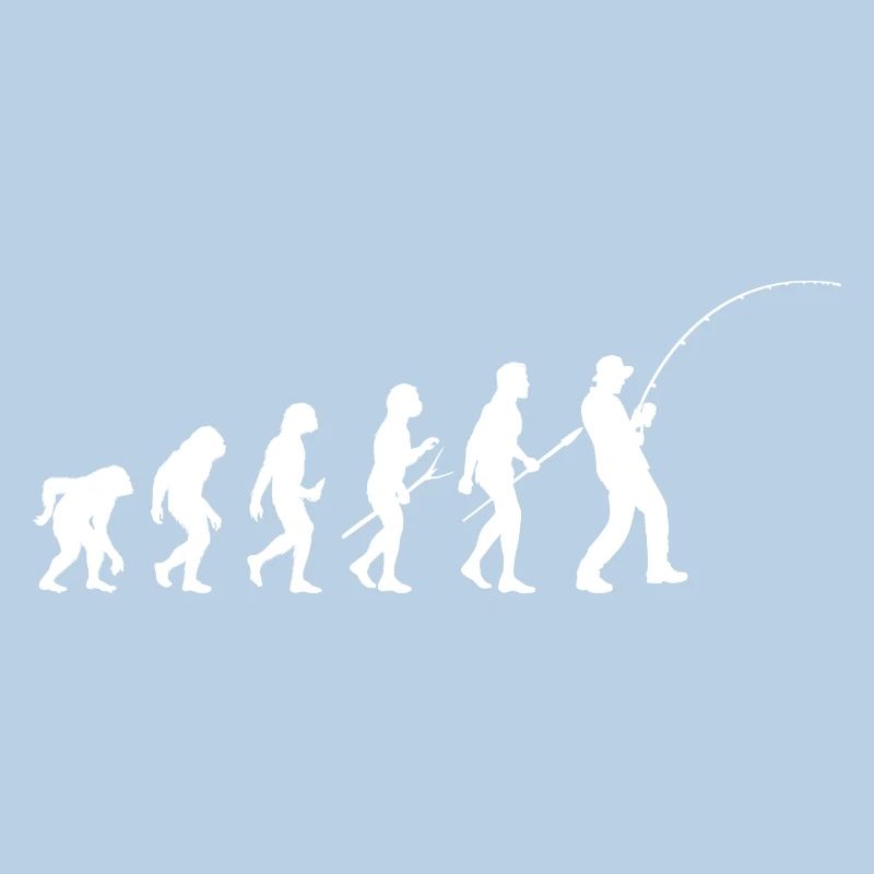 Silhouette du pêcheur Evolution