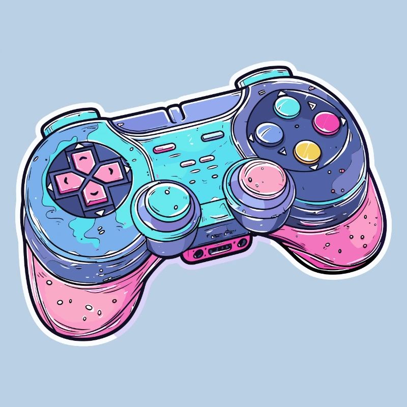 Graphismes de manette de jeu