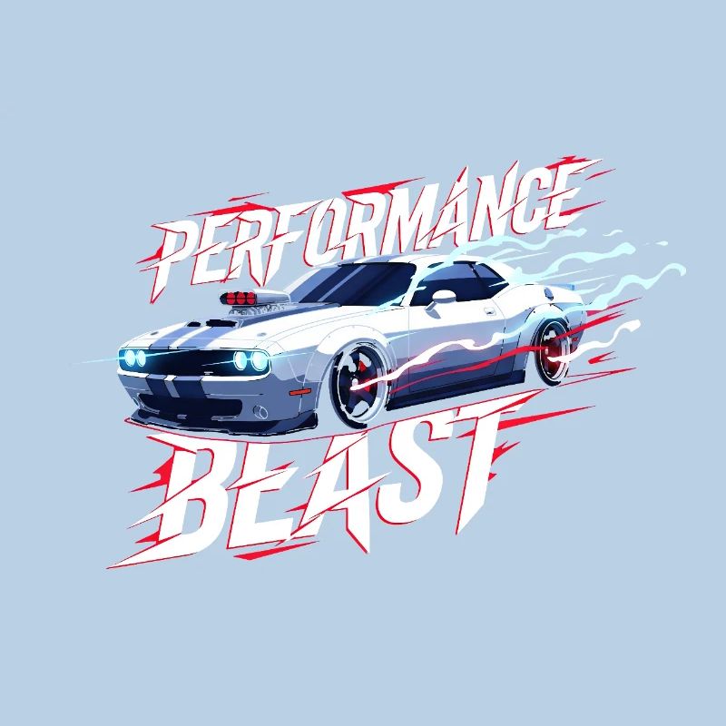 Conception de performance de muscle car