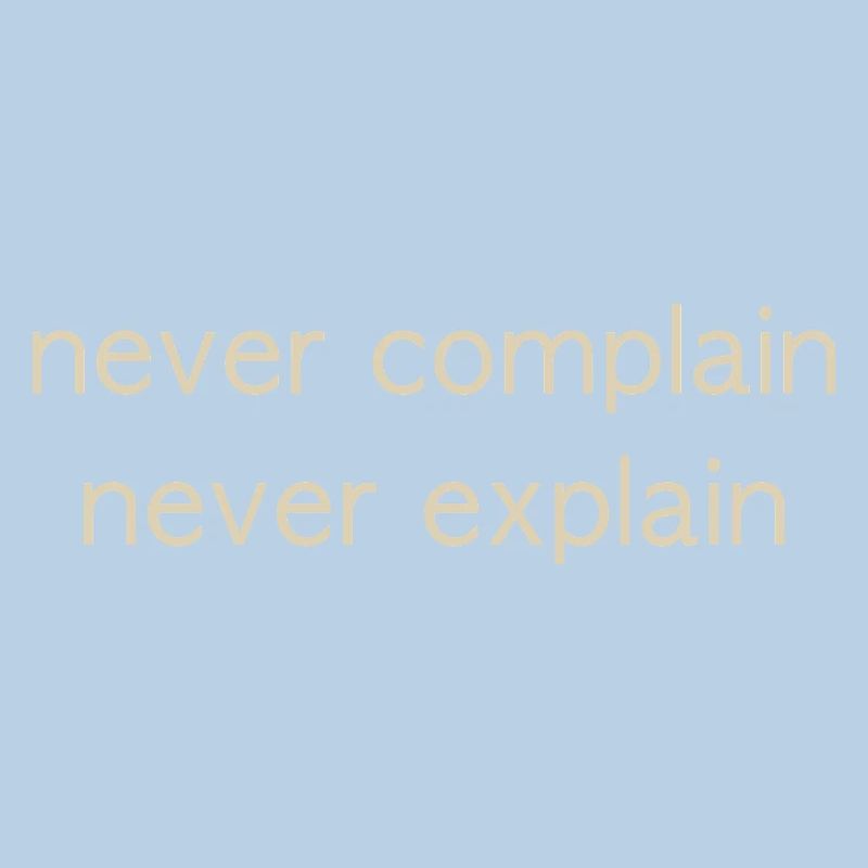 never