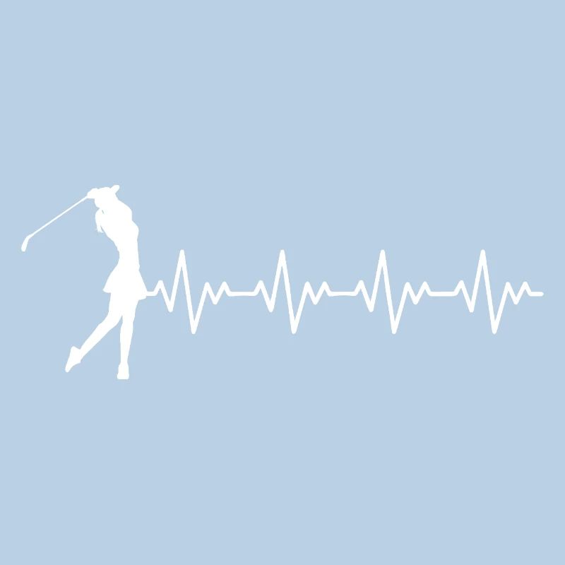 Golfeuse Golfeuse Coup de golf ECG Battement de cœur