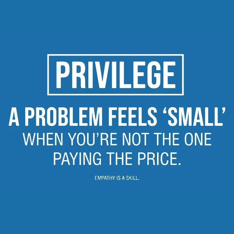 Empathie Statement Typografie