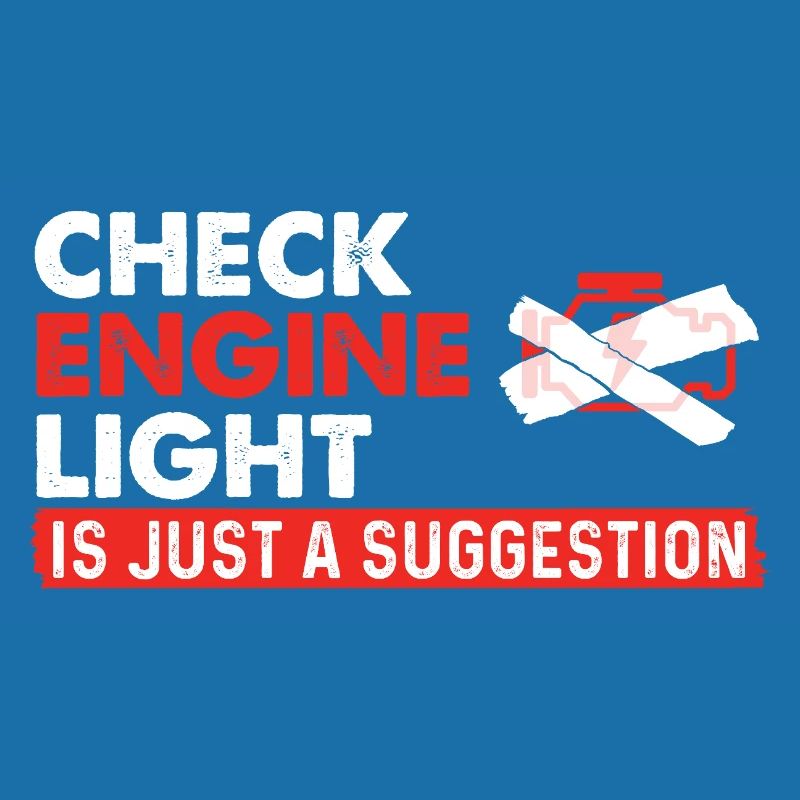 Check Engine Light Suggestion Racing Car