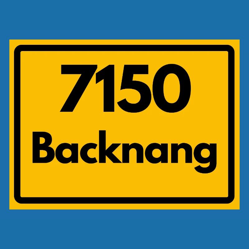ANCIEN CODE POSTAL RETRO 7150 BACKNANG HEIMAT