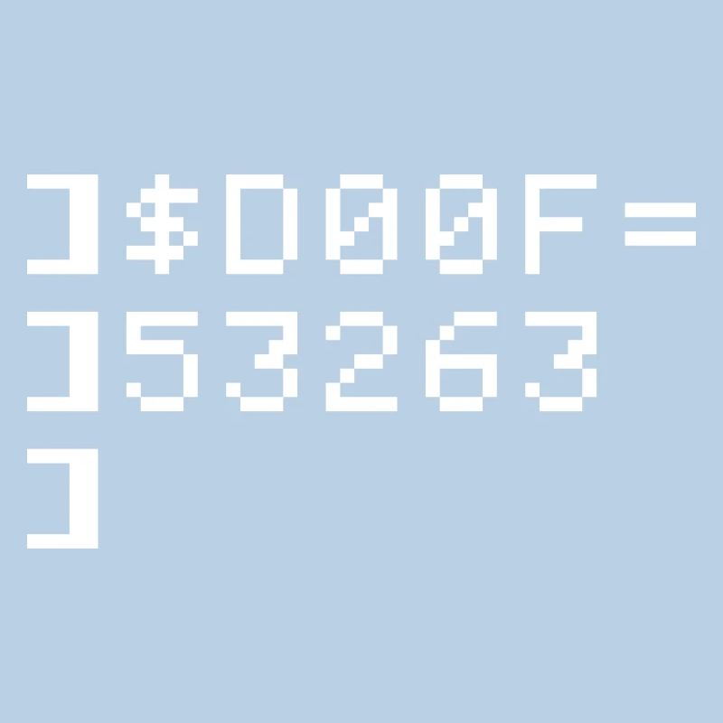 DOOF 8-Bit Code Nerd Pixel Terminal Retro