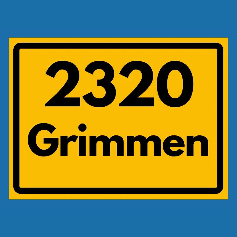 ANCIEN CODE POSTAL RÉTRO 2320 GRIMMEN HEIMAT