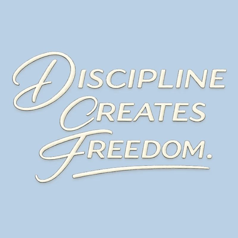 Discipline Creates Freedom Script
