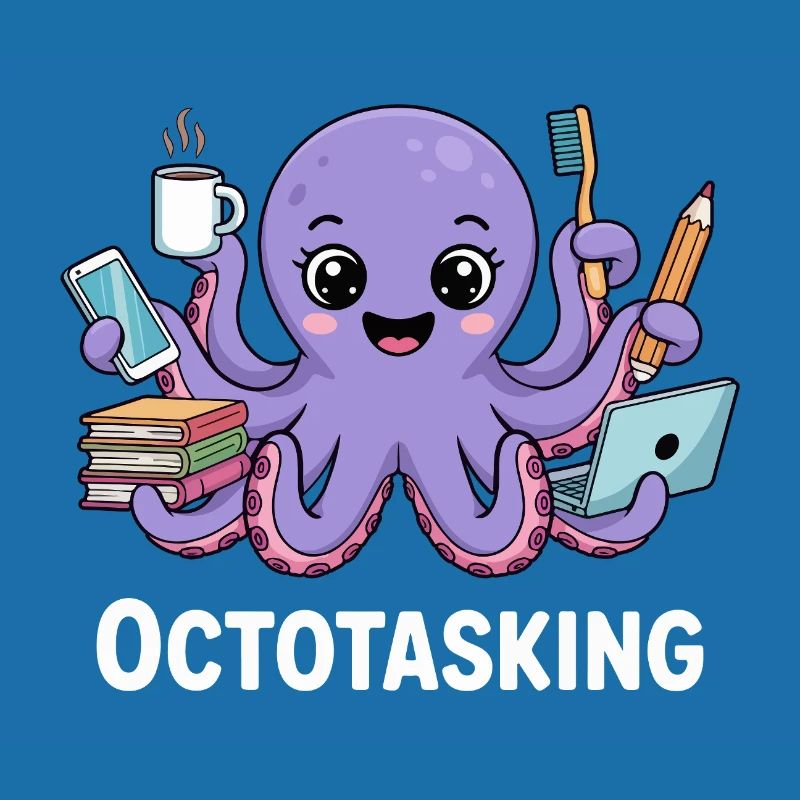 Octotasking Creature in Multitask Mode