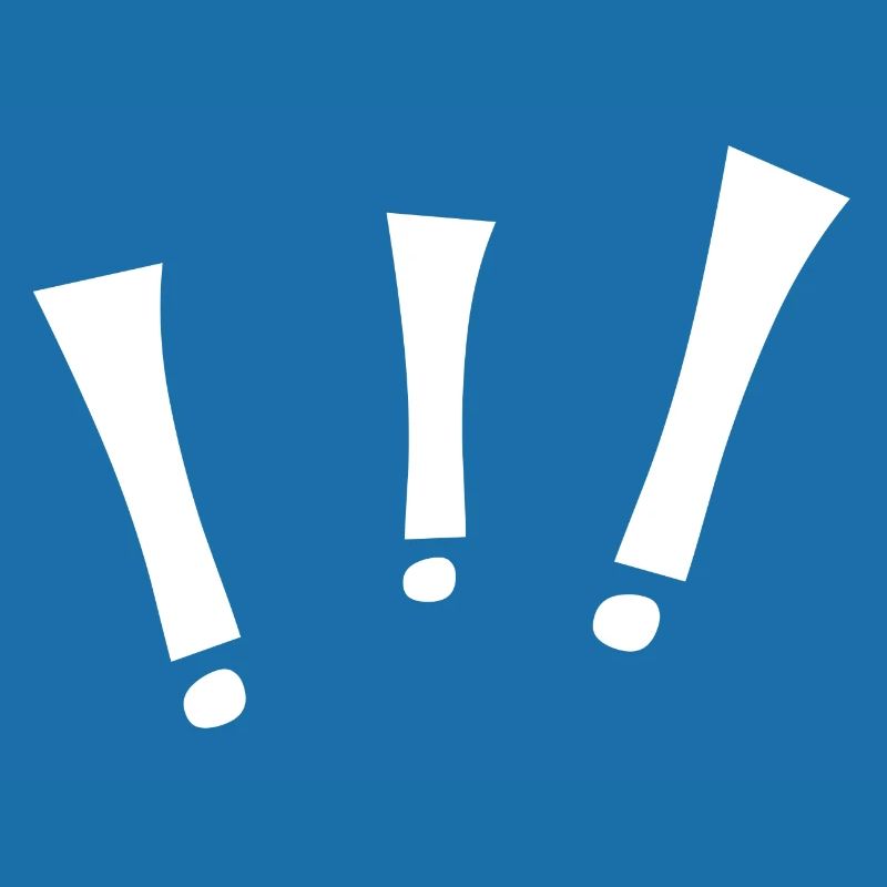 Trois points d’exclamation
