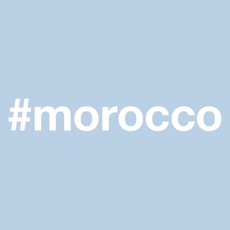 MOROCCO Hashtag Marokko