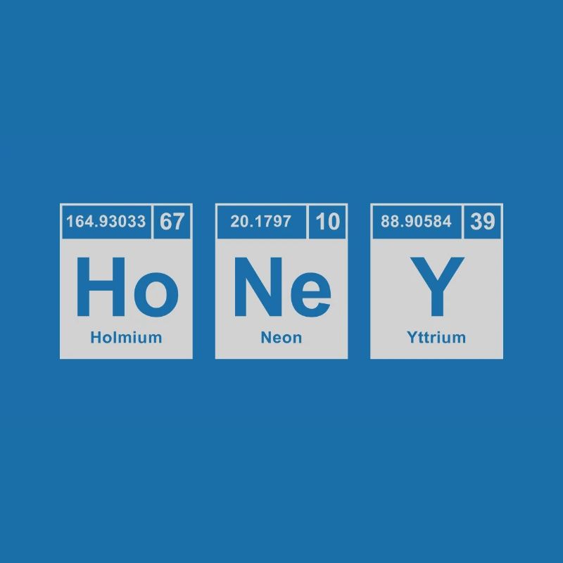 Honey bee periodic table elements