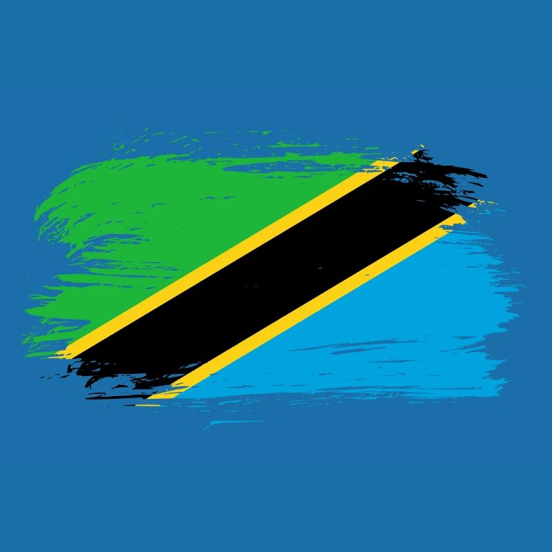 Drapeau drapeau tanzanie