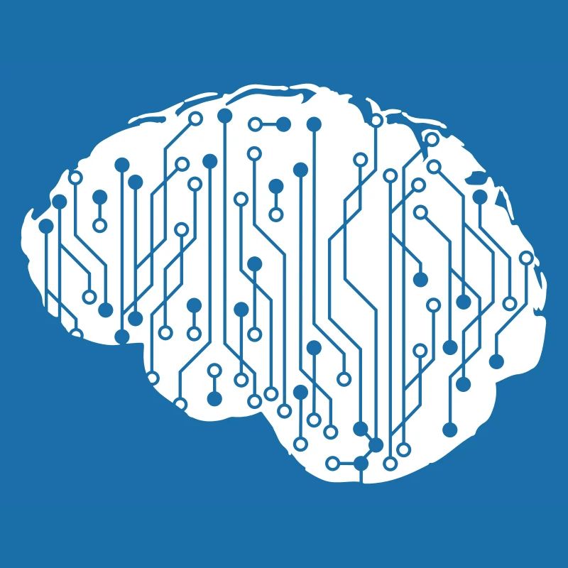 Elektrisches Gehirn CPU Daten Schaltkreis Computer