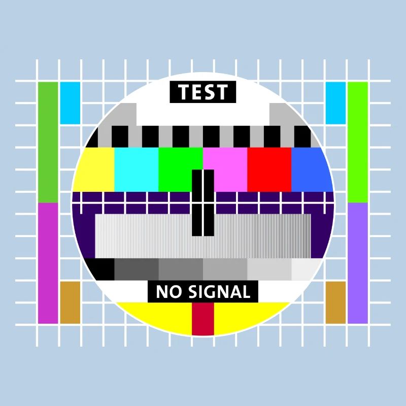 Testbild test card status no signal screen Display