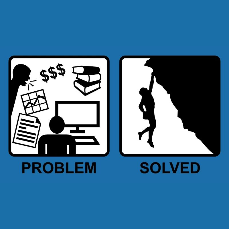 Climbing solves problems