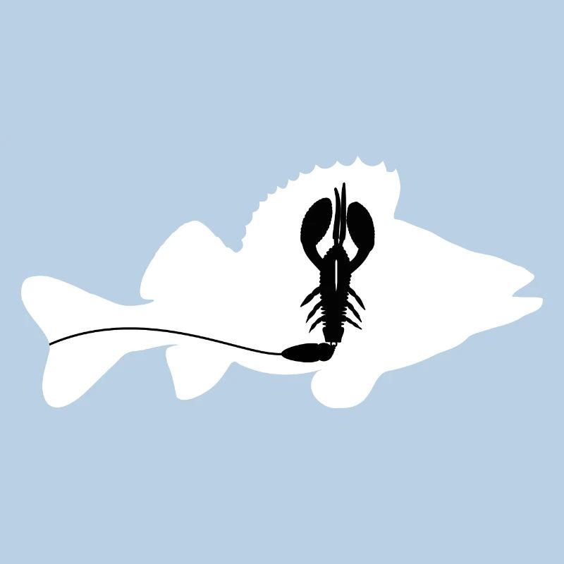 Perch with Creature Bait - white